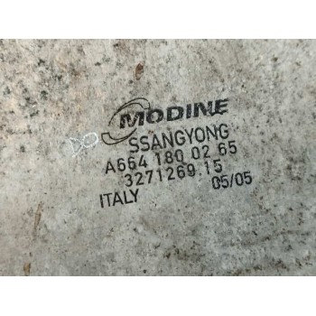 Recambio de enfriador aceite motor para ssangyong rodius xdi referencia OEM IAM A6641800265  