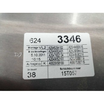 Recambio de elevalunas delantero izquierdo para mercedes-benz clase c (w204) lim. c 220 cdi blueefficiency (204.002) referencia 