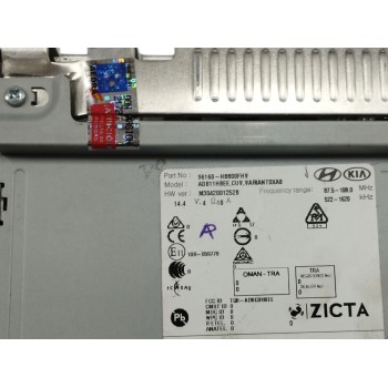 Recambio de pantalla multifuncion para kia stonic (ybcuv) 1.2 cat referencia OEM IAM 96160H8800FHV  
