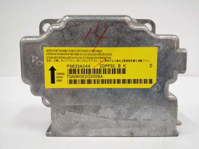 Recambio de centralita airbag para mitsubishi lancer sportback (cx) 1.5 cat referencia OEM IAM P8635A244 Recambio de centralita airbag para mitsubishi lancer sportback (cx) 1.5 cat referencia OEM IAM P8635A244