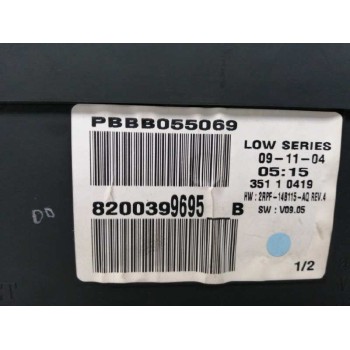 Recambio de cuadro instrumentos para renault megane ii berlina 5p confort expression referencia OEM IAM 8200399695  