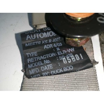 Recambio de cinturon seguridad trasero derecho para kia sorento 2.5 crdi cat referencia OEM IAM SG435  