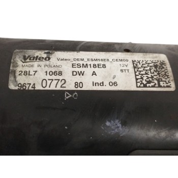 Recambio de motor arranque para citroën c4 picasso 1.2 12v e-thp referencia OEM IAM 9674077280  