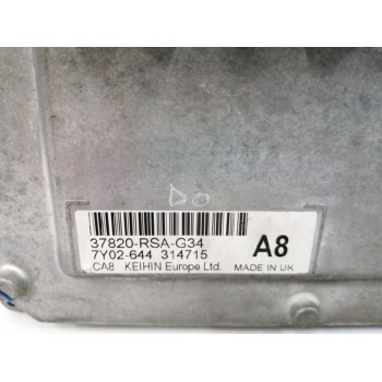 Recambio de centralita motor uce para honda civic berlina 5 (fk) 1.8 vtec cat referencia OEM IAM 37820RSAG34  