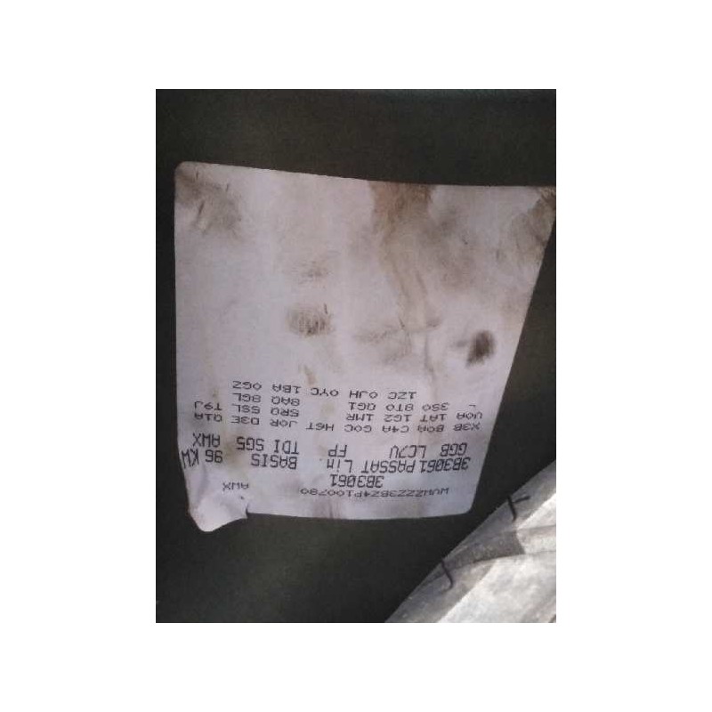 VOLKSWAGEN PASSAT B5.5 (3B3) 2003