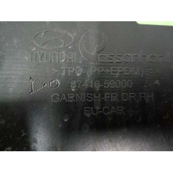 Recambio de moldura para hyundai h350 kasten 2.5 crdi cat referencia OEM IAM 8741659000 PUERTA DELANTERA DERECHA 