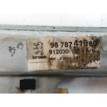 Recambio de elevalunas trasero derecho para peugeot 3008 1.6 hdi fap referencia OEM IAM FUNDA 9678741680 