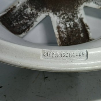 Recambio de llanta para renault megane ii berlina 5p 1.4 16v referencia OEM IAM 8200310797 6,5JX16CH4 ET49 4H 4X100