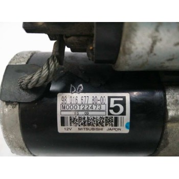 Recambio de motor arranque para citroën c4 picasso 1.6 blue-hdi fap referencia OEM IAM 9801667780 M000T22473 