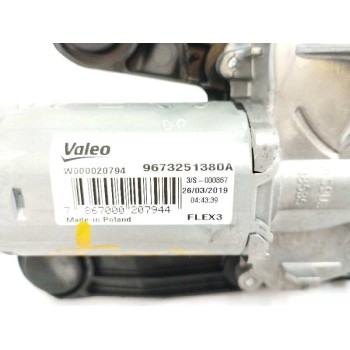 Recambio de motor limpia trasero para peugeot 208 1.2 12v e-thp referencia OEM IAM 9673251380 W000020794 