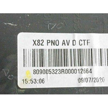 Recambio de guarnecido puerta delantera derecha para renault trafic furgón 2.0 dci diesel energy referencia OEM IAM 809005323R O