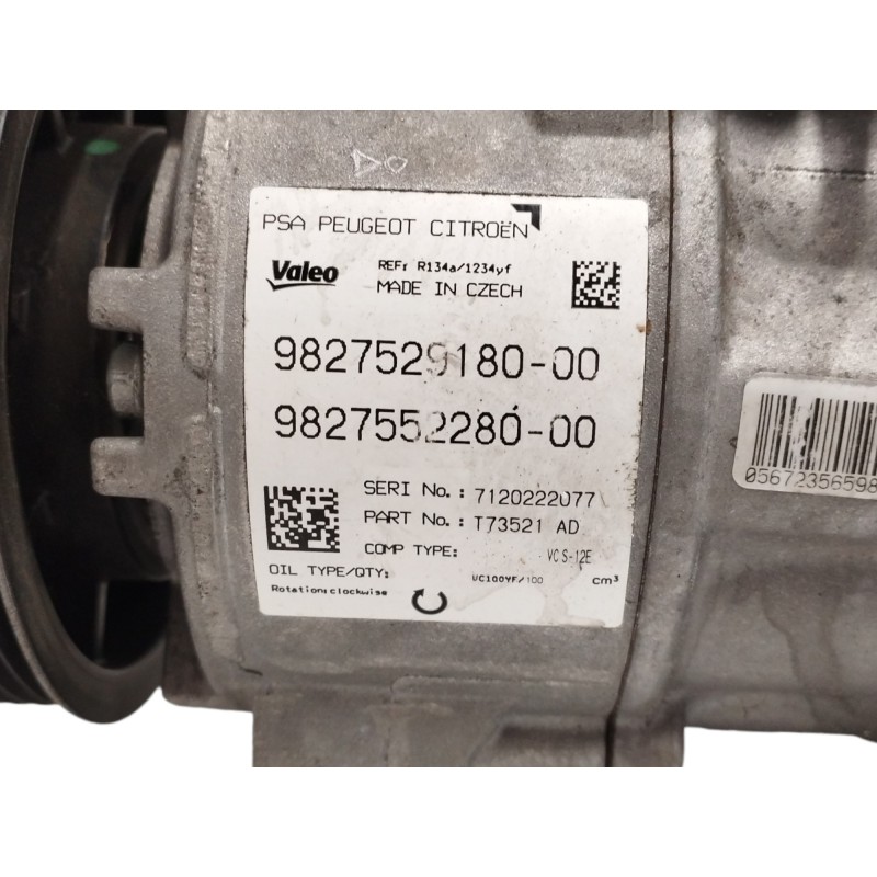 COMPRESOR AIRE ACONDICIONADO 9827552280