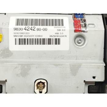 Recambio de pantalla multifuncion para peugeot 3008 gt line referencia OEM IAM 9830424280 503018801203 