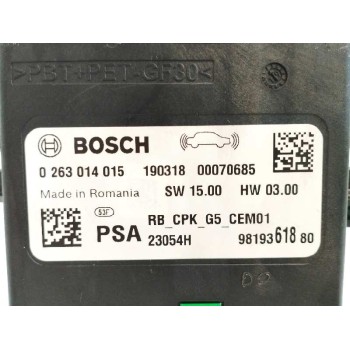 Recambio de modulo electronico para peugeot 208 1.2 12v e-thp referencia OEM IAM 9819361880 0263014015 