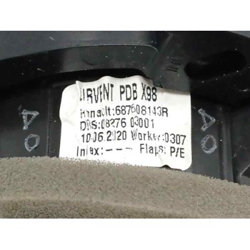 Recambio de rejilla aireadora para renault trafic furgón 2.0 dci diesel energy referencia OEM IAM 687608143R LADO IZQUIERDO 