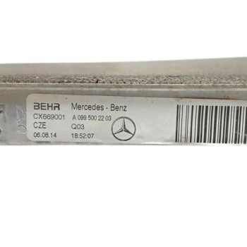 Recambio de radiador agua para mercedes-benz clase c (w205) c 220 bluetec / d (205.002, 205.004) referencia OEM IAM A0995002203 