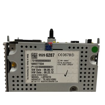 Recambio de pantalla multifuncion para chevrolet aveo berlina hatchback 1.4 cat referencia OEM IAM 95266287  