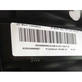 Recambio de salpicadero para mercedes-benz clase c (w205) c 220 bluetec / d (205.002, 205.004) referencia OEM IAM A2056800087 30