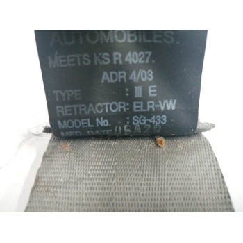 Recambio de cinturon seguridad delantero derecho para kia sorento i (jc) 2.5 crdi referencia OEM IAM SG433  