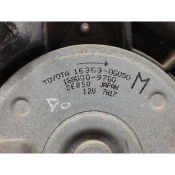 Recambio de electroventilador para toyota corolla (e12) 1.4 turbodiesel cat referencia OEM IAM 163630G050 1680009760 