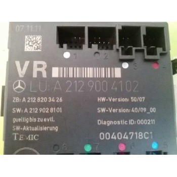 Recambio de modulo electronico para mercedes-benz clase c (w204) lim. c 180 cdi blueefficiency (204.000) referencia OEM IAM A212