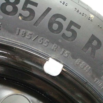 Recambio de neumatico repuesto para opel corsa e 1.4 16v bivalent. gasolina / lpg referencia OEM IAM 2150173 6JX15H2 ET39 132672