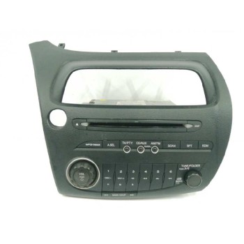 Recambio de sistema audio / radio cd para honda civic berlina 5 (fk) 1.8 vtec cat referencia OEM IAM 39100SMGG016M1  