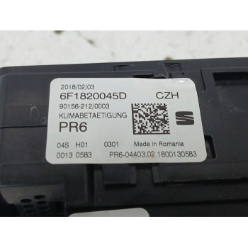 Recambio de mando calefaccion / aire acondicionado para seat ibiza v (kj1, kjg) 1.6 tdi referencia OEM IAM 6F1820045D  
