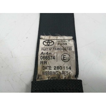 Recambio de cinturon seguridad trasero izquierdo para toyota auris touring sports (e18) 1.8 16v cat (híbrido) referencia OEM IAM