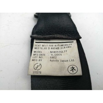 Recambio de cinturon seguridad trasero izquierdo para honda fr-v (be) 2.2 ctdi referencia OEM IAM 606893900A  