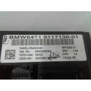 Recambio de mando climatizador para bmw serie 3 berlina (e90) 320d referencia OEM IAM 64119117136  