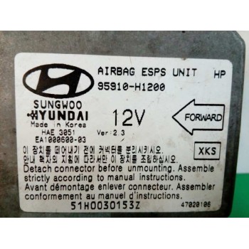 Recambio de centralita airbag para hyundai terracan (hp) 2.9 crdi gl referencia OEM IAM 95910H1200  