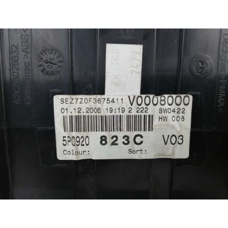 CUADRO INSTRUMENTOS 110080280010