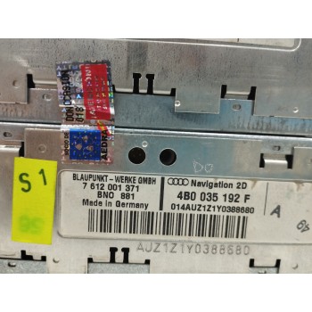 Recambio de sistema navegacion gps para audi allroad quattro (4b5) 2.5 v6 24v tdi referencia OEM IAM 4B0035192F 7612001371 