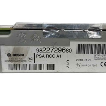 Recambio de sistema audio / radio cd para citroën c4 picasso 1.2 12v e-thp / puretech referencia OEM IAM 9822729680  