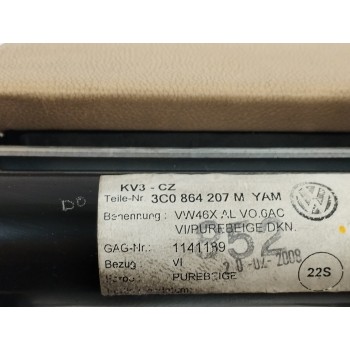 Recambio de apoyabrazos central para volkswagen passat berlina (3c2) 2.0 tdi referencia OEM IAM 3C0864207M  