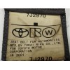 Recambio de cinturon seguridad trasero izquierdo para toyota previa (r30) 2.0 turbodiesel cat referencia OEM IAM 7J2970 TERCERA 