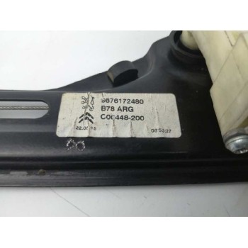 Recambio de elevalunas trasero izquierdo para citroën c4 picasso 1.6 blue-hdi fap referencia OEM IAM 9676172480 9675288380 