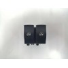 Recambio de mando elevalunas delantero izquierdo para renault scenic ii 1.9 dci diesel referencia OEM IAM 315050A ENCHUFE MARRON