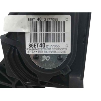 Recambio de potenciometro pedal para citroën c4 picasso 1.2 12v e-thp / puretech referencia OEM IAM 9674829180 86ET40 
