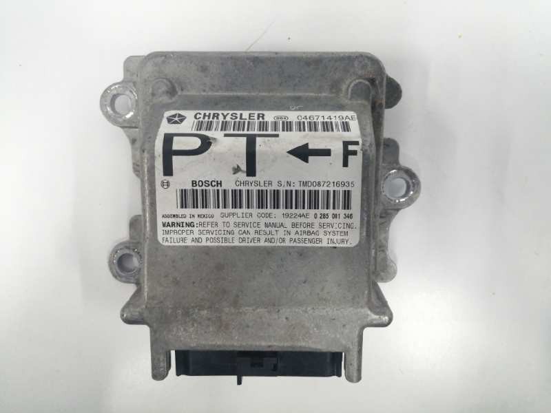 Recambio de centralita airbag para chrysler pt cruiser (pt) 2.2 crd cat referencia OEM IAM 04671419AE 0285001346 