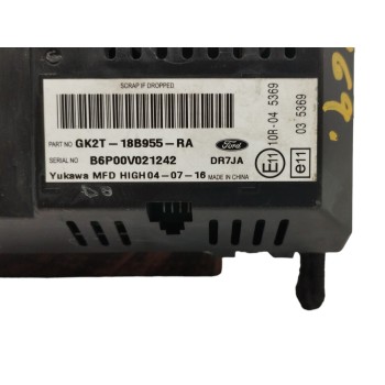 Recambio de pantalla multifuncion para ford ka+ ultimate referencia OEM IAM GK2T18B955RA  