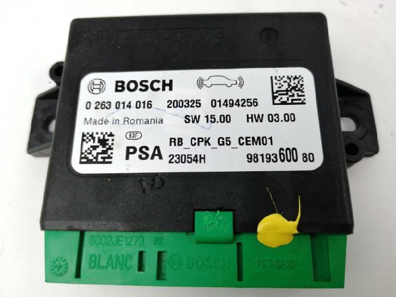 Recambio de modulo electronico para peugeot 3008 gt line referencia OEM IAM 9819360080 0263014016 