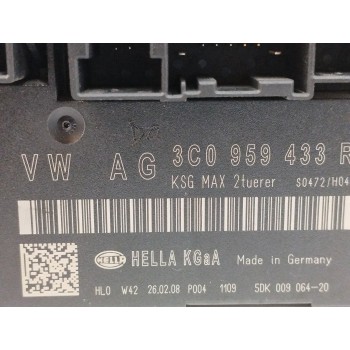 Recambio de modulo electronico para volkswagen passat berlina (3c2) 2.0 tdi referencia OEM IAM 3C0959433R CONTROL CENTRAL SISTEM