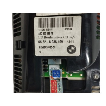 Recambio de pantalla multifuncion para bmw serie 5 berlina (e60) 530d referencia OEM IAM 65826938109 A2C53058873 