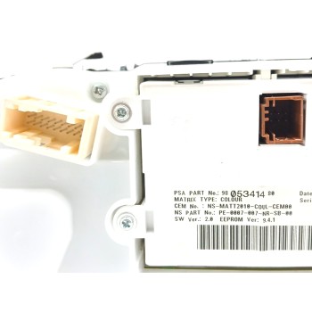 Recambio de cuadro instrumentos para peugeot 2008 (--.2013) 1.6 16v e-hdi fap referencia OEM IAM 9805396580 9805341480 