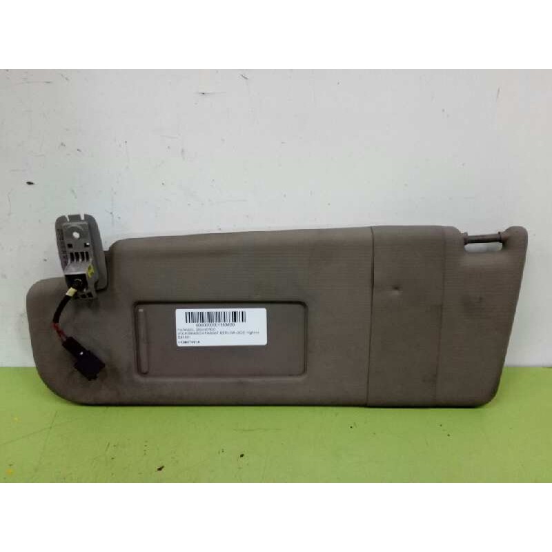 Recambio de parasol izquierdo para volkswagen passat berlina (3c2) highline referencia OEM IAM 1K0857551A  