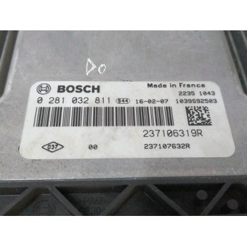 Recambio de centralita motor uce para renault clio iv 1.5 dci diesel fap referencia OEM IAM 237106319R 0281032811 