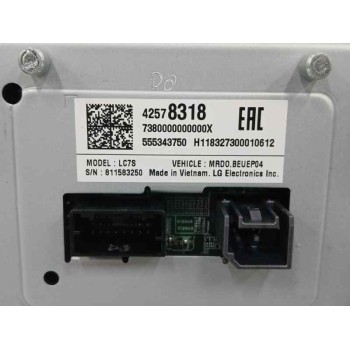 Recambio de pantalla multifuncion para opel astra k sports tourer 1.6 cdti dpf referencia OEM IAM 42578318  