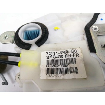 Recambio de cerradura puerta delantera derecha para honda civic berlina 5 (fk) 1.8 vtec cat referencia OEM IAM 72111SMGG0  